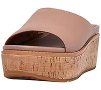 Fitflop Womens Eloise Cork Wrap Wedge Platforms Sandals Pink 8 UK