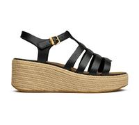 Fitflop Womens Espadrille Flatform Espadrilles Sandals Black