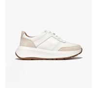 Fitflop Womens F-MODE Ladies Flatform Trainers Urban White Leather - Size UK 4