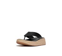 FitFlop Women's F-Mode Toe Post Espadrille in Black | Size: 7 FitFlop Black 7