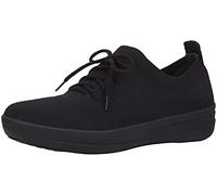 Fitflop Women's F-Sporty Uberknit Sneakers, All All Black, 6 M US