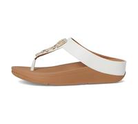 Fitflop Women's Fino Crystal-chain Leather Toe-post SandalsSandal