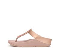 Fitflop Women's Fino Crystal-twist Metallic Toe-post SandalsSandal