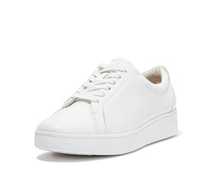 Fitflop Womens Fit Flop Flowease Metallic Lace-Up Sneakers in URBAN WHITE