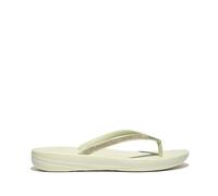 Fitflop Womens Fit Flop IQushion Ombre Sparkle Flip-Flops in Green - Size UK 4