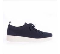 Fitflop Womens Rally E01 Multi-knit Trainers Sneaker, Midnight Navy, 4 UK