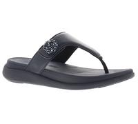 FitFlop Womens Flip Flops Mode Go Beadie Button Toe Post Slip On mindight navy U