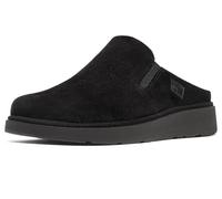 Fitflop Women's GEN-FF Elasticated Suede Mules, Black, 8 UK