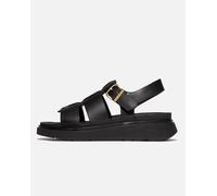 FitFlop Womens Gen-FF Leather Fisherman Sandals - All Black 090 - All Black 090 - UK5 EU38 US7