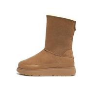 Fitflop Women's GEN-FF Short Double-Faced Shearling Boots Ankle, Desert Tan, 7 UK