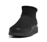 FitFlop Womens Gen-FF Ultra-Mini Double-Faced Shearling Boots All Black 5