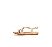 FitFlop Women's Gracie Crystal Strappy Back-Strap Sandals Platinum in Silver | Size: 7 FitFlop Silver 7