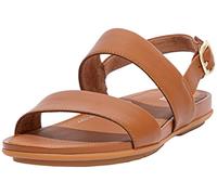 Fitflop Women's Gracie Leather Back-Strap Sandals, Light Tan, 6.5