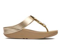 Fitflop Halo Toe Post Sandals Metallic Beige Size 5 Female