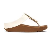 Fitflop Womens Halo Metallic Flip Flops Sandals Natural