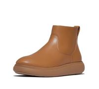 Fitflop Women's iQ-COMFF Leather Zip Ankle Boots, Desert Tan, 8 UK