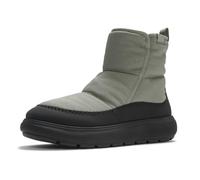 FitFlop Women's iQ-COMFF Water-Resistant Nylon Boots | Microfleece Lining, Supportive Air-Foam Midsole, Contoured Footbed, Ankle-Height Casual Footwear