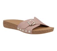 Fitflop Womens iQushion Adjustable Buckle Mule Ladies Summer - Beige - Size UK 4