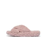 FitFlop iQUSHION D-LUXE Womens Cross Slides Dusky Pink - UK 3