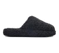 Fitflop Women's iQUSHION D-Luxe Padded Teddy Slipper Mules Shoe, All Black, 3 UK