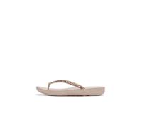 FitFlop Women's Iqushion Multi-Crystal Ergonomic Flip-Flops Nude | Size: 4 FitFlop Nude 4