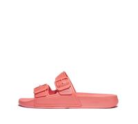 Fitflop Women's iQUSHION Pearlized Two-BAR Buckle Slides Sandal, 4 UK