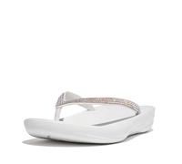 Fitflop Iqushion Sparkle Flip Flops Red,White EU 39 Woman