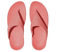 FitFlop Womens/Ladies Lulu Shimmerlux Flip Flops - Rosy Coral - Rosy Coral - 6 UK