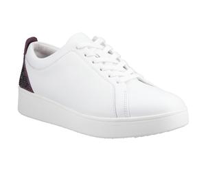 FitFlop Womens/Ladies Rally Crystal Leather Trainers FS11683