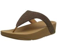 Fitflop Women's Lottie Glitzy Open Toe Heel Sandals, Brown (Bronze 012), 4 UK