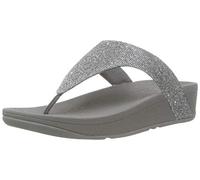 Fitflop Women's Lottie Toe Post - Holiday Glitz Open Sandals,Grau (Pewter 054), 7 (41 EU)