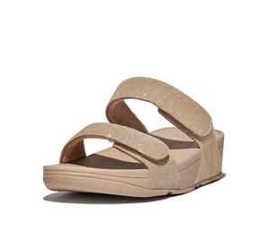 Fitflop Women's Lulu Adjustable Shimmerlux SlidesSlide Sandal