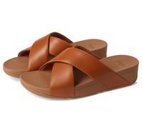 Fitflop Women's Lulu Cross Slide Sandals - Shimmer-printOpen Toe Sandals