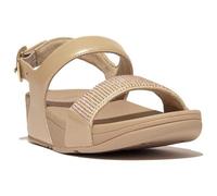 Fitflop Women's Lulu Crystal Embe B-strap SandWedge Sandal