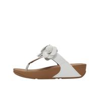 FitFlop Womens Lulu Flower Toe-Post Sandals - Urban White 194 - Urban White 194 - UK5 EU38 US7