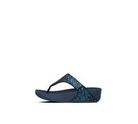 Fitflop Womens Lulu Glitter Toe-thong Midnight Navy - Size UK 3