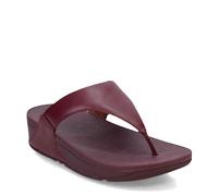 Fitflop Women's LULU Leather Toepost Sandal, Red, 6 UK