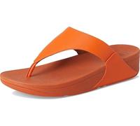 Fitflop Women's LULU Leather Toepost Sandal, Satsuma, 4 UK