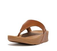 FitFlop Lulu Leather Womens Tan Sandals UK 4 Tan