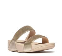 FitFlop Womens Lulu Sequin Slides Polyurethane Plantino Sandals 4 UK