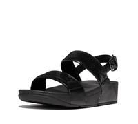 FitFlop Women's Lulu Sequin Wedge Sandal, All Black 2, 5 UK