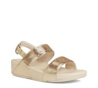 FitFlop Women's Lulu Sequin Wedge Sandal, Platino 2, 7 UK