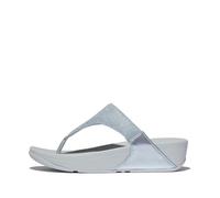 Fitflop Women's LULU SHIMMERLUX Toe-Post Sandals, Blue, 3 UK
