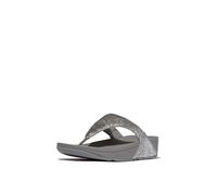 FitFlop Women's Lulu Toe-Post Sandals in Silver | Size: 7 FitFlop Silver 7