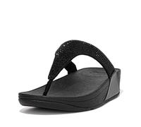 Fitflop Women's Lulu Wedge Sandal, All Black, 6 UK