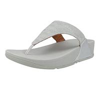 Fitflop Women's Lulu Wedge Sandal, Silver, 4 UK