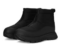 Fitflop Women's NEO-D-HYKER W/Proof Zip-Front Padded Outdoor Boots Ankle, Black/Deep Gold, 6 UK