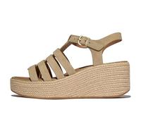 Fitflop Women's Platfforms Espadr. Suede Fisherman Wedge Sandals