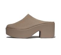 Fitflop Women's PLATFFORMS Suede Heeled Mules, Taupe, 5.5 UK