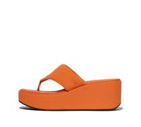 Fitflop Women's PLATFFORMS Wedge Toe-Post Sandals, Satsuma, 7 UK